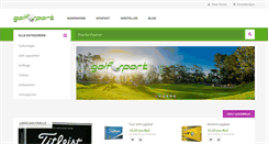 Desktop Screenshot of golfsport.at