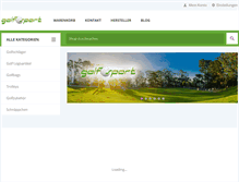 Tablet Screenshot of golfsport.at